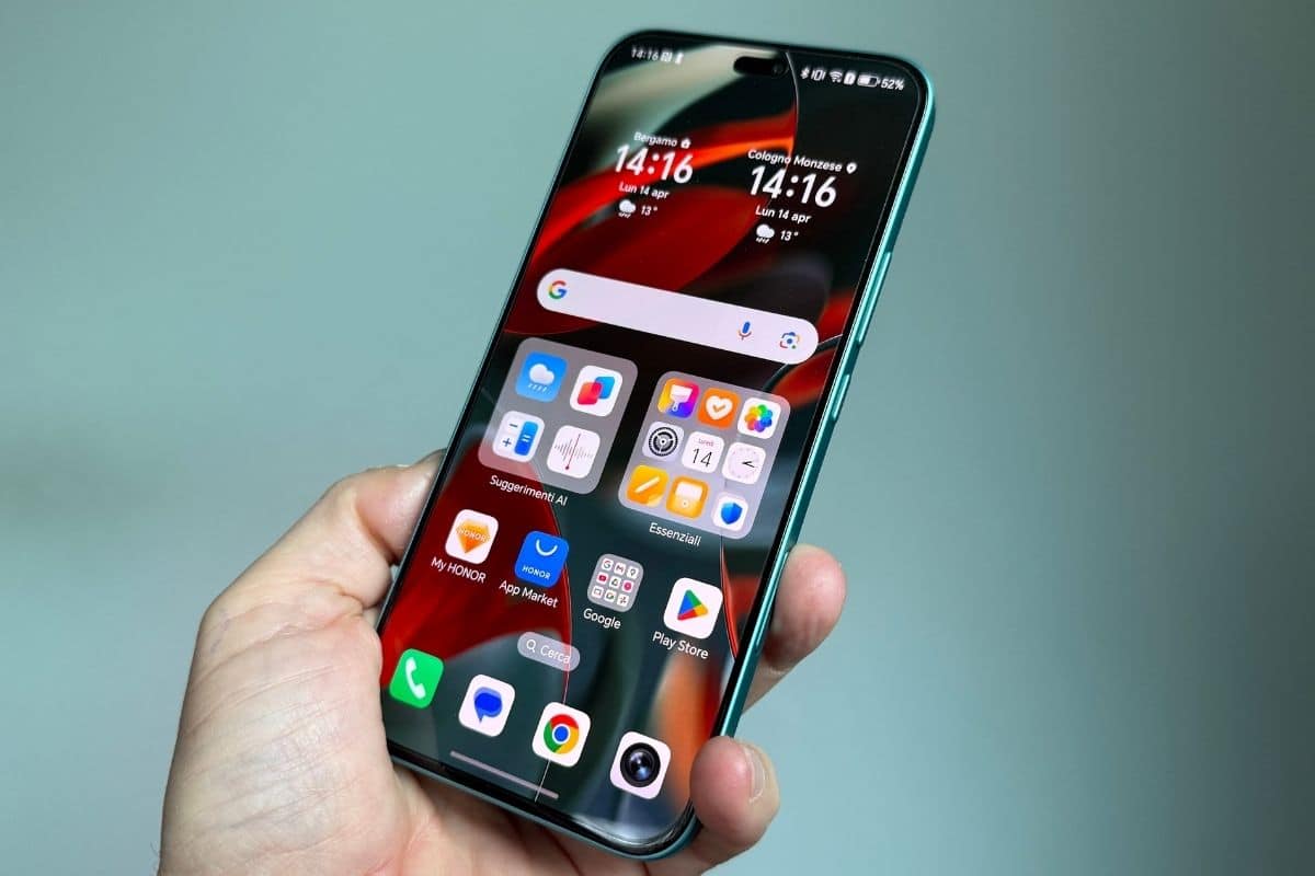 Il display di Honor 400 Lite